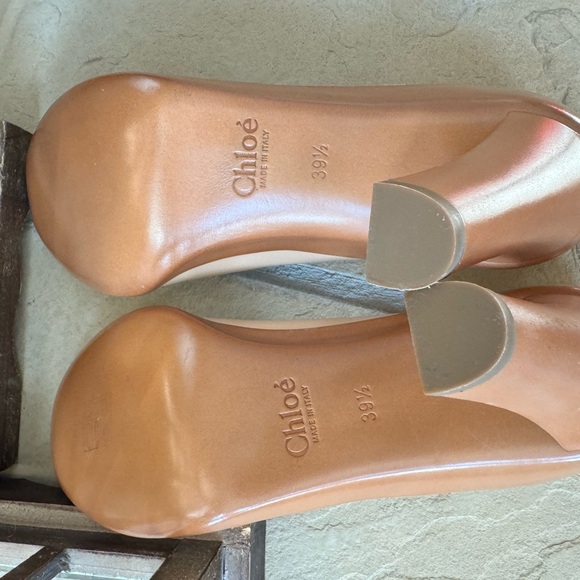 Chloe Nude High Heels SZ 39 1/2 - Picture 2 of 7